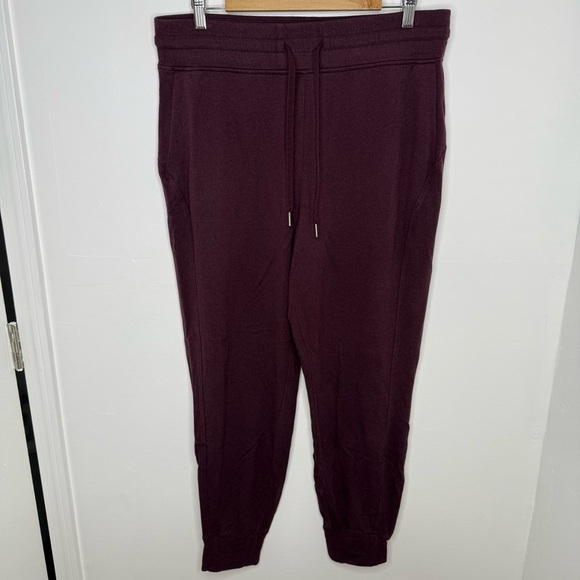 LULULEMON Heathered Cassis Ready To Fleece High Rise Jogger Sweatpants - Picture 2 of 6